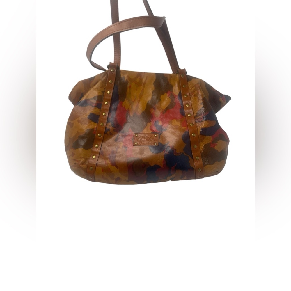 Patricia Nash- Italian Leather- Parisian Camo purse